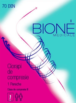 Ciorapi de compresie contra varicelor BIONE clasa III 20-26 mm Hg (terapeutic)