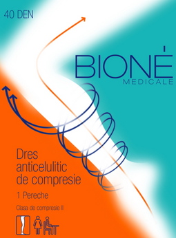 Dres contra celulitei si varicelor BIONE clasa II 15-20 mm col Hg (profilactic si terapeutic)